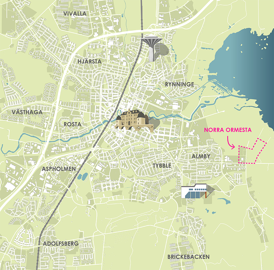 Översiktskarta Norra Ormesta